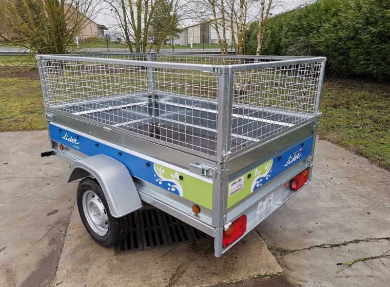 Remolque Cádiz 205x132x39 + extensiones de malla 50 cm, nuevo, se entrega con 2 años de garantía
