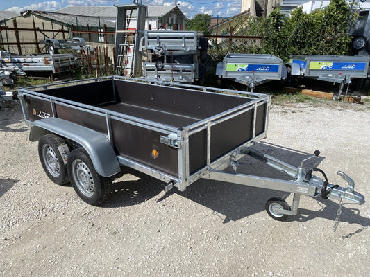 Remolque de madera Lider 45450 251 x 133 cm 500/750 KG PTAC