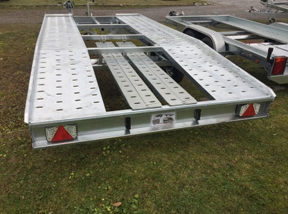 Remolque portacoches ptac 2700 kg entregado nuevo con 2 años de garantía