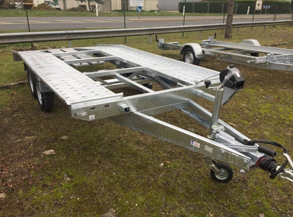 Remolque portacoches ptac 2700 kg entregado nuevo con 2 años de garantía