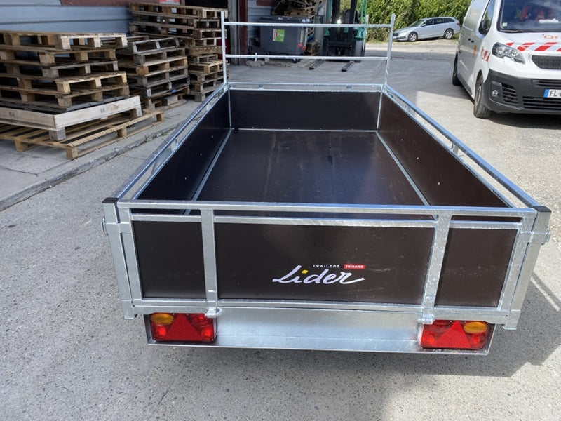 Remolque de madera Lider 45460 251 x 133 cm 500/750KG PTAC