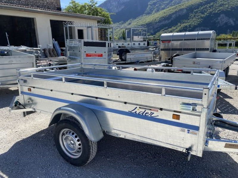 Remolque  Lider Robusto 34392 Espacioso y Frenado (253 x 134 cm, 1300 kg)