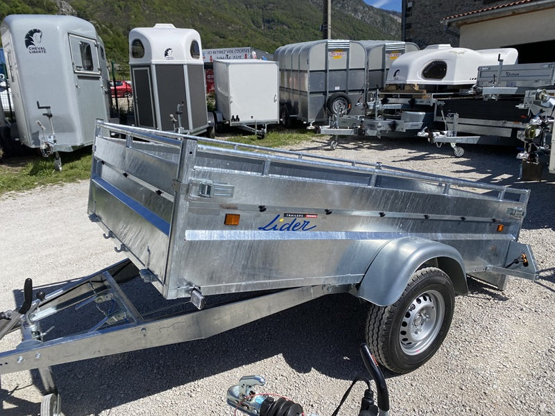 Remolque  Lider Robusto 34392 Espacioso y Frenado (253 x 134 cm, 1300 kg)