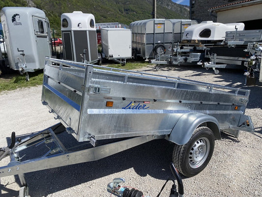 Remolque  Lider Robusto 34392 Espacioso y Frenado (253 x 134 cm, 1300 kg)