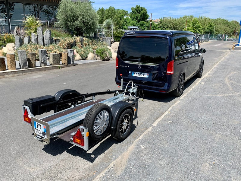 Remolque para motocicleta 2,50 m/600 kg TYPE-TOP