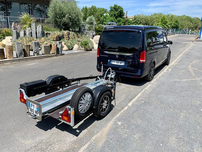 Remolque para motocicleta 2,50 m/600 kg TYPE-TOP