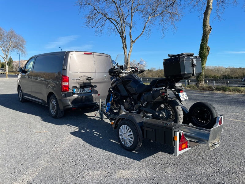 Remolque para motocicleta 2,50 m/600 kg TYPE-TOP