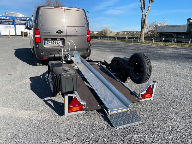 Remolque para motocicleta 2,50 m/600 kg TYPE-TOP