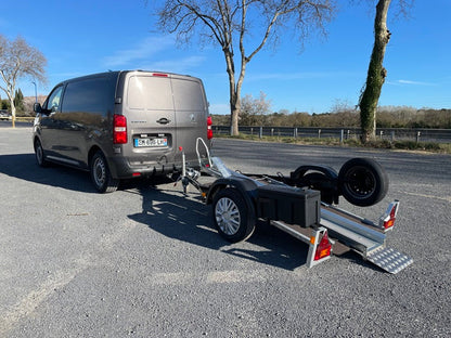 Remolque para motocicleta 2,50 m/600 kg TYPE-TOP