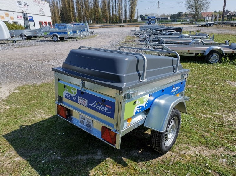 Remolque Alicante + capó abs + rueda de repuesto nueva entregada con 2 años de garantía