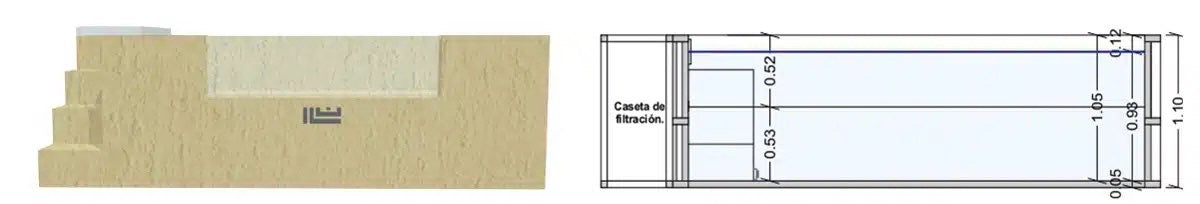 Piscina contenedor ilú pro 230