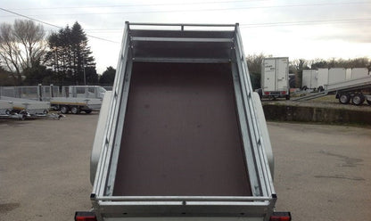 Remolque basculante de alta resistencia Lider, PTAC 1500 kg, ejes dobles con freno nuevos