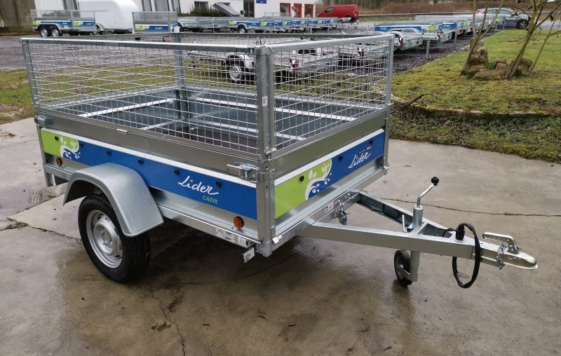 Remolque Cádiz 205x132x39 + extensiones de malla 50 cm, nuevo, se entrega con 2 años de garantía