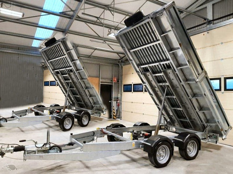 Remolque volquete Indespension de 2 ejes – PTAC 2700 kg